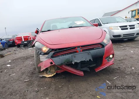 2013 Dodge Dart Rallye из США, поврежденный, VIN 1C3CDFBH4DD640853